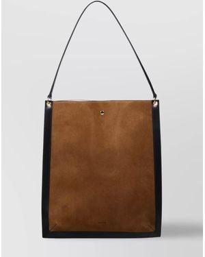 Wandler Penny Tote Bag Tobacco Suede - Brown