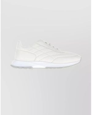 Givenchy Leather Low-Top Quilted Sneakers - White