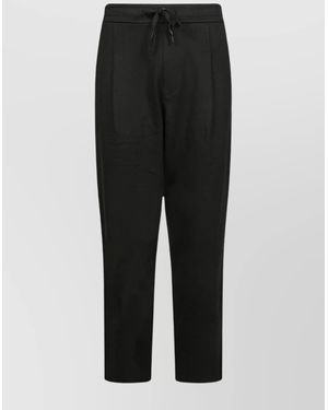 A PAPER KID Sweatpants With Drawstring Waistband And Pockets - Black