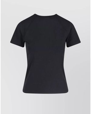 Entire studios Crew Neck Short Sleeves Top - Black