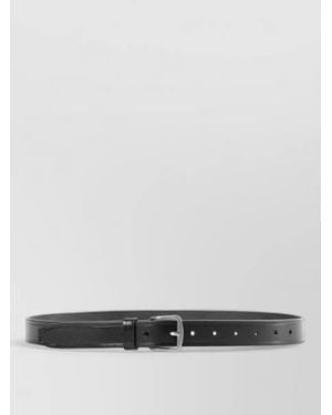 Ann Demeulemeester Willow Slim Belt Calf Leather Adjustable - Grey