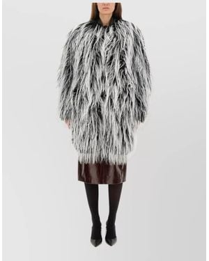 Sportmax Faux Fur Jacket - Grey