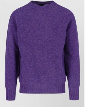 Howlin' Wool Crewneck Sweater - Purple