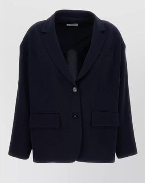 Alberto Biani Single-Breasted Blazer - Blue
