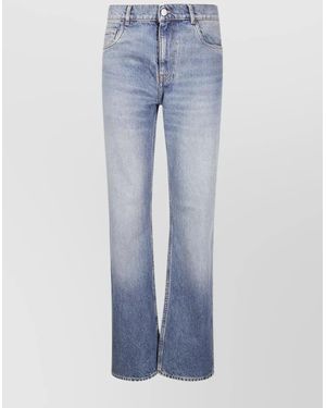 Coperni Straight Trousers With Five Pocket Design - Blue