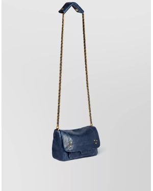 Jérôme Dreyfuss Leather Clutch Bag - Blue
