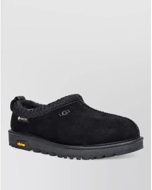 UGG Leather Ballet Slippers - Black