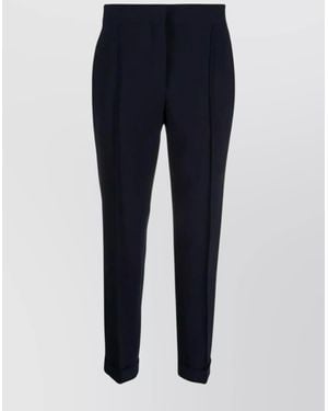 パンツ Moschino SS24 PANTS WITH HEART APPLICATION (03280433_8555) Love Moschino Pantaloni a 7/8 in Tessuto Jacquard all Over