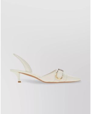 Givenchy Leather Slingback Court Shoes - Natural