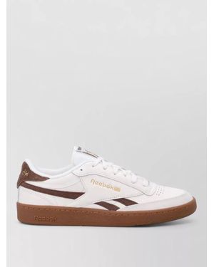 Reebok Leather Lace-Up Trainers - White