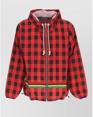 Palm Angels Polyester Shell Jacket - Red