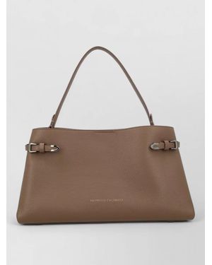 Brunello Cucinelli Leather Shoulder Bag - Brown