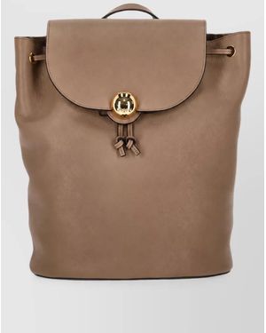 Furla Na Leather Backpack - Brown