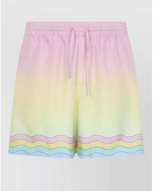 CASABLANCA For The Love Of Dance Silk Shorts - Pink