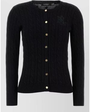 Polo Ralph Lauren Ribbed Cardigan - Black