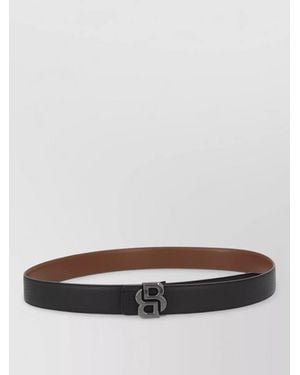 BOSS Leather Belt - White