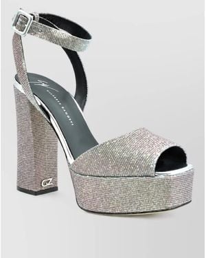Giuseppe Zanotti Leather Sandals - Metallic