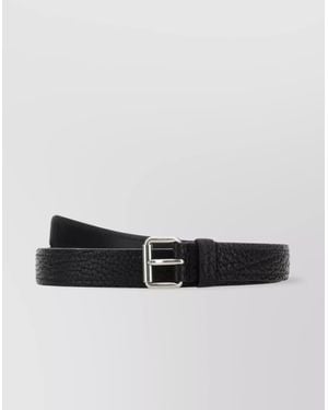Prada Leather Belt - White