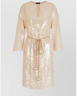 Emporio Armani Knee-Length Dress - Natural