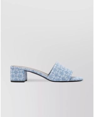 Givenchy Block Heel Sandals - Blue
