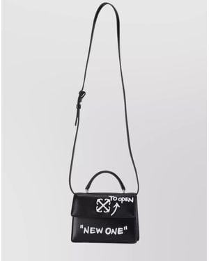 Off-White c/o Virgil Abloh Mini Bag Jitney Baby Graphic Print - White