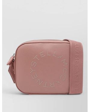 Stella McCartney Crossbody Bag Satchel Adjustable Strap Design - Pink