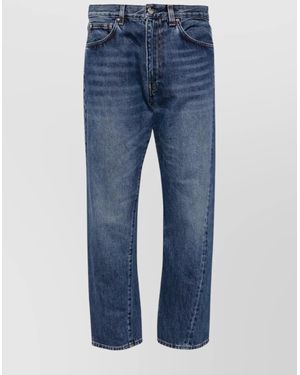 TOTEME Twisted Seam Denim Pants - Blue