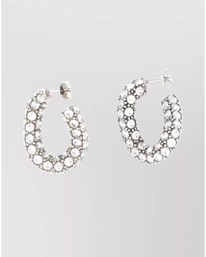 Isabel Marant Chain Link Earrings - White