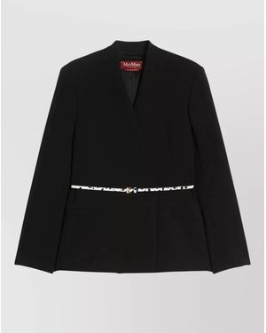 Sportmax Fitted Blazer - Black