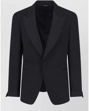 Tom Ford Wool Blazer - Black