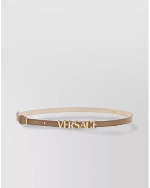Versace Belt Featuring Logo - White