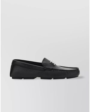 Dolce & Gabbana Leather Loafers - Black