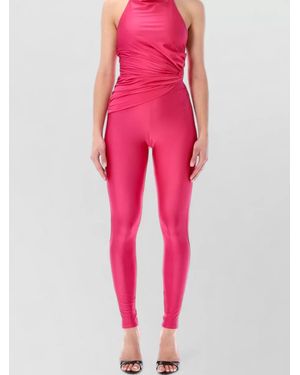 ANDAMANE Tatiana Halterneck Jumpsuit Open Back - Pink