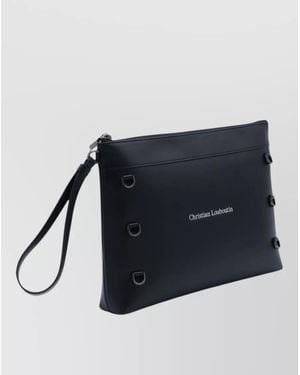 Christian Louboutin Leather Pouch - Blue