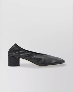 Aeyde Block Heel Ballerina Shoes - Black