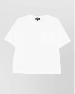 Emporio Armani Cotton Short-Sleeve T-Shirt - White