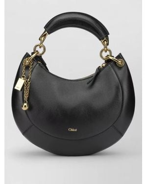 Chloé Banana Small Shoulder Handbag Top Handle - Black