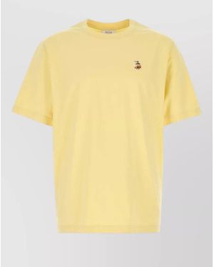 Maison Kitsuné Cotton T-Shirt - Yellow