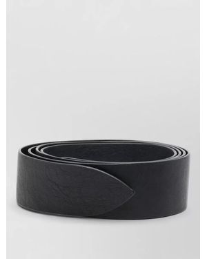 Cortana Leather Wide Belt - Black