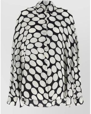 Dries Van Noten Casia Shirt Collared Neck Long Sleeves Print - White