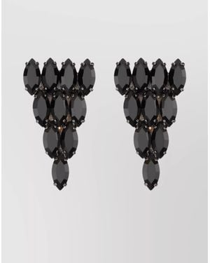 Gucci Geometric Earrings - Black