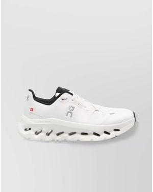 On Shoes Airflow Lace-Up Trainers Featuring Perforated Detailing - Metallic