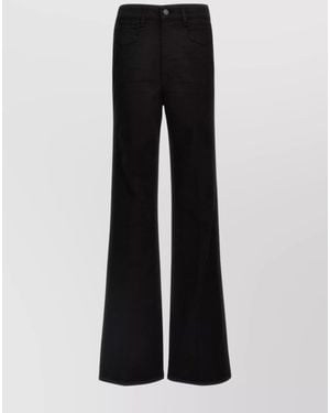 Tom Ford Denim Wide-Leg Trousers - Black