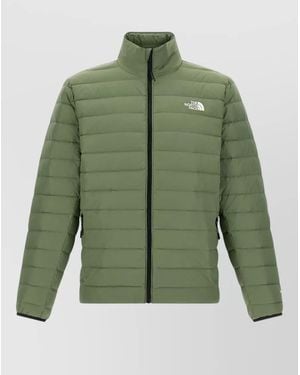 The North Face Down Jacket High Neck Padded Design - Green