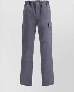 GR10K Cotton Cargo Trousers - Blue