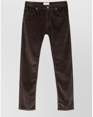Jacob Cohen Slim Fit Mid Rise Straight Leg Jeans - Black