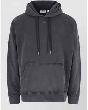 Off-White c/o Virgil Abloh Cotton Sweatshirt - Grey