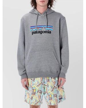 Patagonia P-6 Logo Uprisal Hoodie - Grey