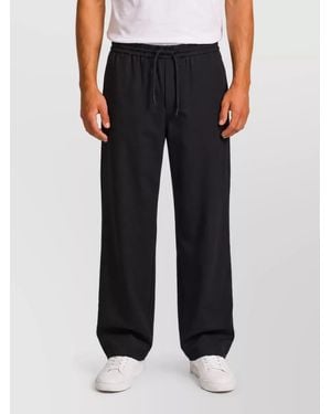 Loewe Wool Relaxed-Fit Tailored Pants - Black