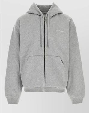 Carhartt Cotton Blend Hooded Jacket - Gray